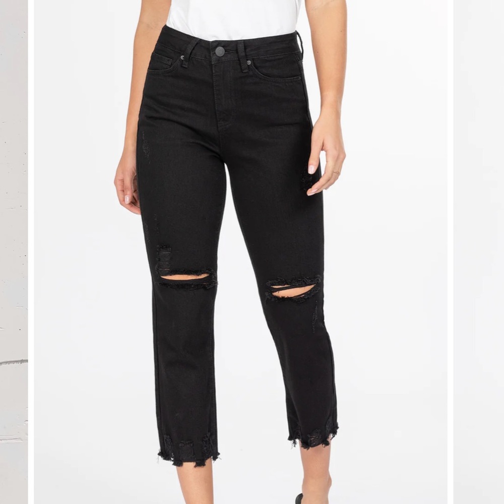 YMI Women's Dream High Rise Ankle Jean